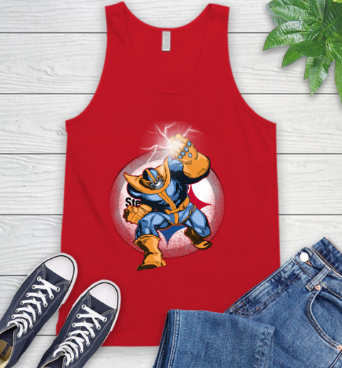Pittsburgh Steelers NFL Football Thanos Avengers Infinity War Marvel Tank Top 5