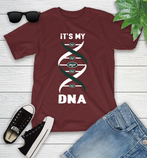 New York Jets NFL Football It's My DNA Sports (1) Youth T-Shirt 14