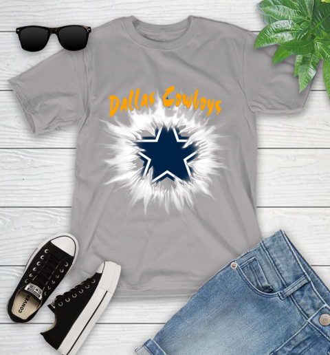 Dallas Cowboys NFL Football Adoring Fan Rip Sports Youth T-Shirt 4