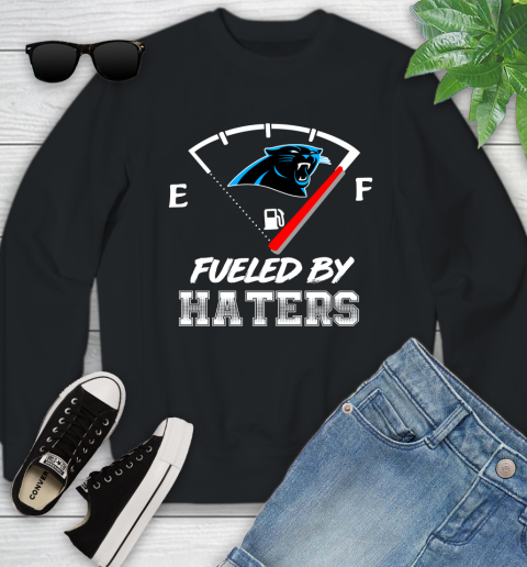 Carolina Panthers NFL Football Fueled By Haters Sports Youth Sweatshirt