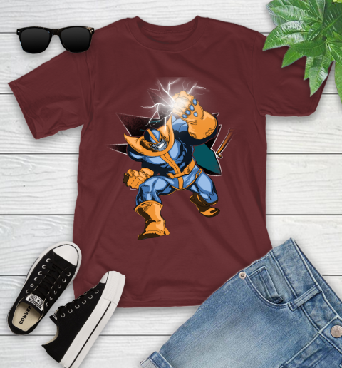 San Jose Sharks NHL Hockey Thanos Avengers Infinity War Marvel Youth T-Shirt 14