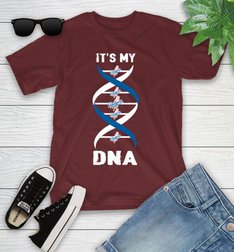 Los Angeles Dodgers MLB Baseball It's My DNA Sports Youth T-Shirt 14