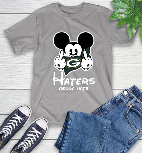 NFL Green Bay Packers Haters Gonna Hate Mickey Mouse Disney Football T Shirt_000 T-Shirt 6