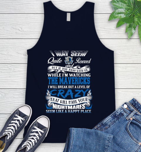 Dallas Mavericks NBA Basketball Don't Mess With Me While I'm Watching My Team Tank Top 2