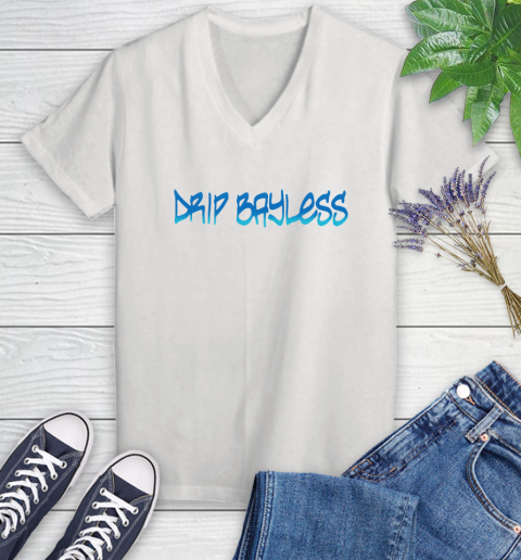Drip Bayless shirt Women's V-Neck T-Shirt