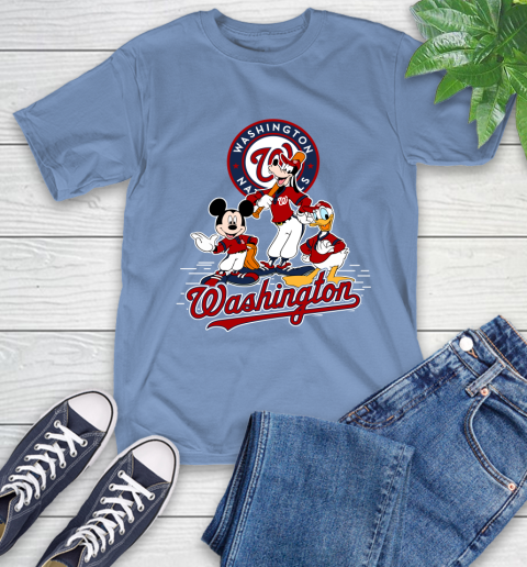 MLB Washington Nationals Mickey Mouse Donald Duck Goofy Baseball T Shirt T-Shirt 12
