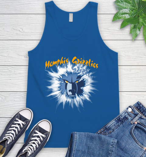Memphis Grizzlies NBA Basketball Rip Sports Tank Top 4