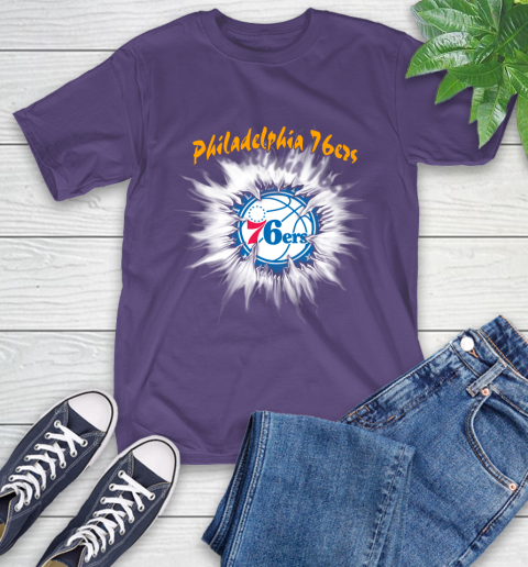 Philadelphia 76ers NBA Basketball Rip Sports T-Shirt 5
