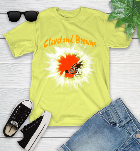 Cleveland Browns NFL Football Adoring Fan Rip Sports Youth T-Shirt 10