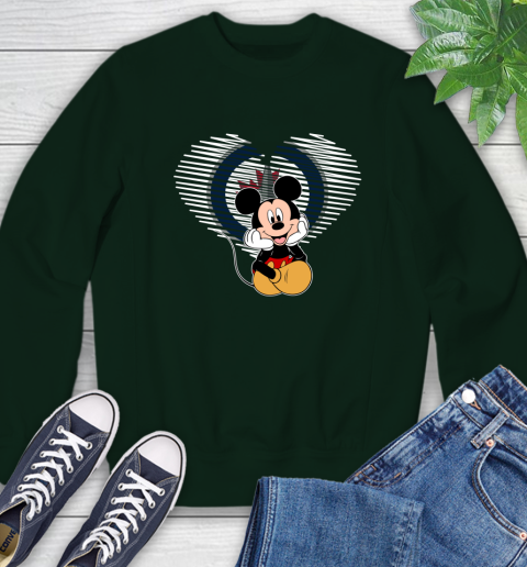 NHL Winnipeg Jets The Heart Mickey Mouse Disney Hockey Sweatshirt 12