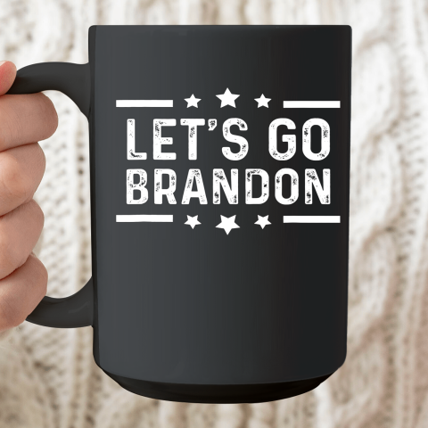 Let's Go Brandon Joe Biden Funny Trendy Sarcastic Ceramic Mug 15oz