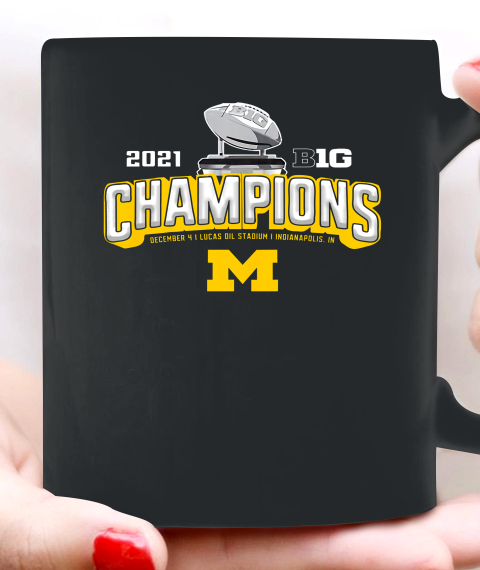 Michigan Big Ten 2021 East Division Champions Ceramic Mug 11oz 2