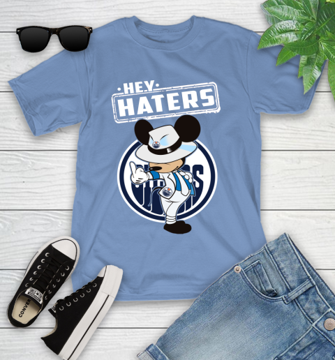 NHL Hey Haters Mickey Hockey Sports Edmonton Oilers Youth T-Shirt 15
