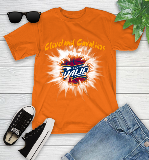Cleveland Cavaliers NBA Basketball Rip Sports Youth T-Shirt 10 Cleveland Cavaliers NBA Basketball Rip Sports Youth T-Shirt - Image 10