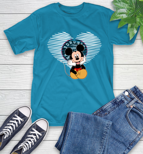NBA Toronto Raptors The Heart Mickey Mouse Disney Basketball T-Shirt 9