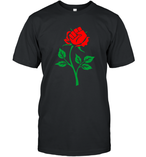 Women_s Rights Rose Resist Hands Up Fist T Shirt ah my shirt T-Shirt