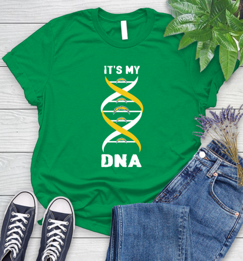 Los Angeles Chargers NFL Football It's My DNA Sports Women's T-Shirt 9