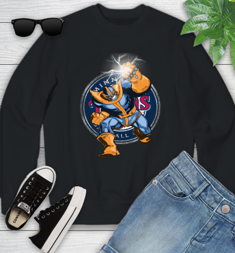 Minnesota Twins MLB Baseball Thanos Avengers Infinity War Marvel Youth Sweatshirt