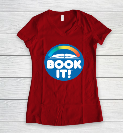 Pizza Hut Book It Shirt Women's V-Neck T-Shirt 4
