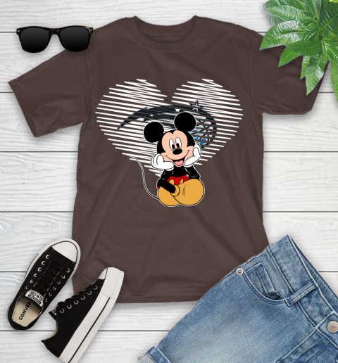 NBA Orlando Magic The Heart Mickey Mouse Disney Basketball Youth T-Shirt 7
