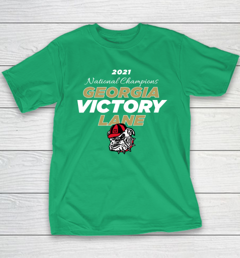 Uga National Championship Georgia Bulldogs Victory Lane 2022 Youth T-Shirt 5