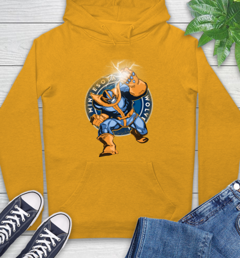 Minnesota Timberwolves NBA Basketball Thanos Avengers Infinity War Marvel Hoodie 2