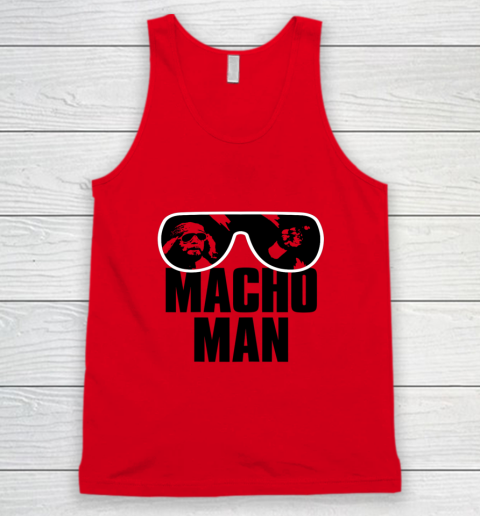 Macho Man Shirt Savage Sunglasses Graphic Tank Top 6