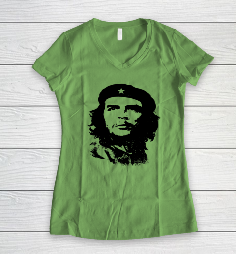 Che Shirt Guevara Viva La Revolucion Revolution Women's V-Neck T-Shirt 4