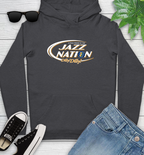 NBA A True Friend Of The Utah Jazz Dilly Dilly Basketball Sports Youth Hoodie 8