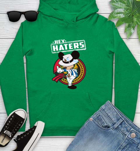 NHL Hey Haters Mickey Hockey Sports Ottawa Senators Youth Hoodie 9