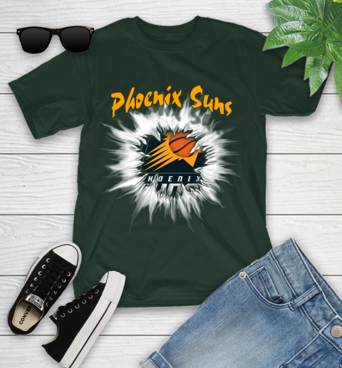 Phoenix Suns NBA Basketball Rip Sports Youth T-Shirt 5