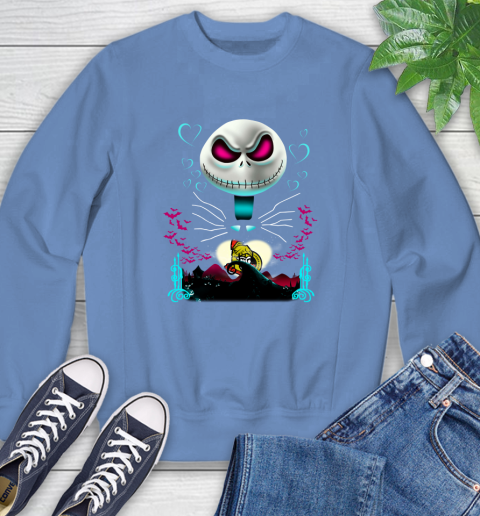 NHL Ottawa Senators Jack Skellington Sally The Nightmare Before Christmas Hockey Sweatshirt 11