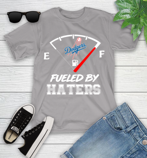 Los Angeles Dodgers MLB Baseball Fueled By Haters Sports Youth T-Shirt 4