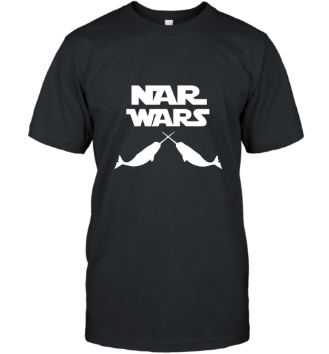 Parody Nar Wars T Shirt Funny Narwhal T Shirt T-Shirt