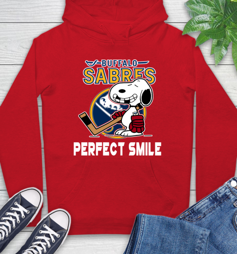 NHL Buffalo Sabres Snoopy Perfect Smile The Peanuts Movie Hockey T Shirt Hoodie 10