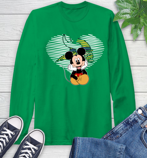 NFL Minnesota Vikings The Heart Mickey Mouse Disney Football T Shirt_000 Long Sleeve T-Shirt 8