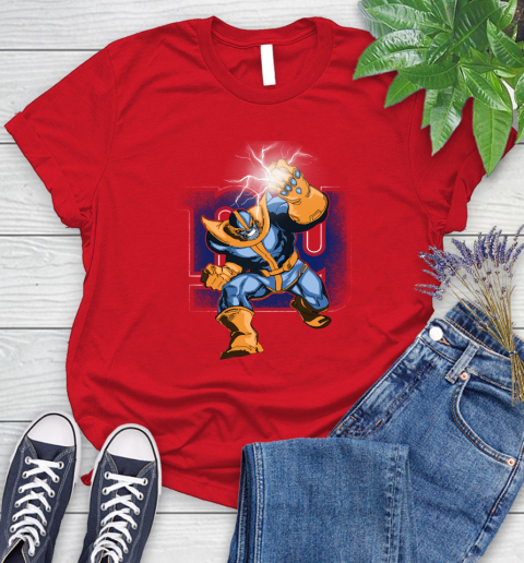 New York Giants NFL Football Thanos Avengers Infinity War Marvel Women's T-Shirt 13
