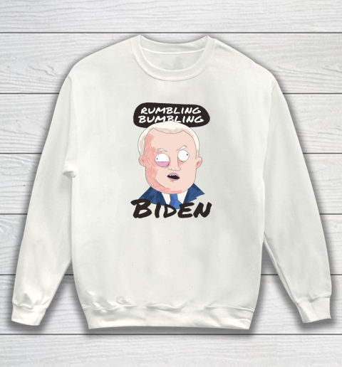 Cartoon Biden Republican Conservative Funny Anti Biden Sweatshirt