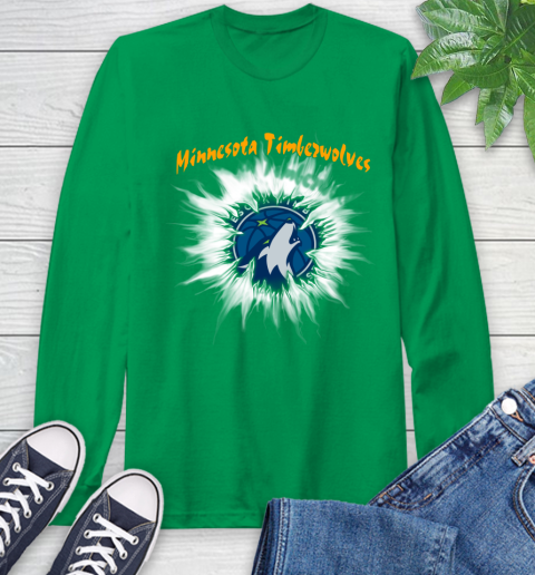 Minnesota Timberwolves NBA Basketball Rip Sports Long Sleeve T-Shirt 8