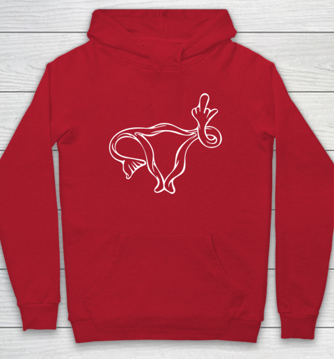 Middle Finger Uterus Hoodie 6