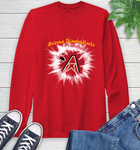 Arizona Diamondbacks MLB Baseball Adoring Fan Rip Sports Long Sleeve T-Shirt 11