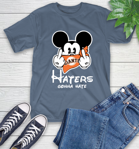 MLB San Francisco Giants Haters Gonna Hate Mickey Mouse Disney Baseball T Shirt_000 T-Shirt 8