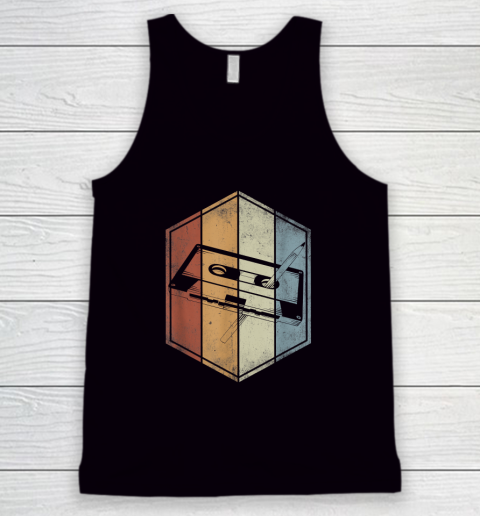 Cassette Tape Retro Vintage Style 80s Music Lover Band Tank Top