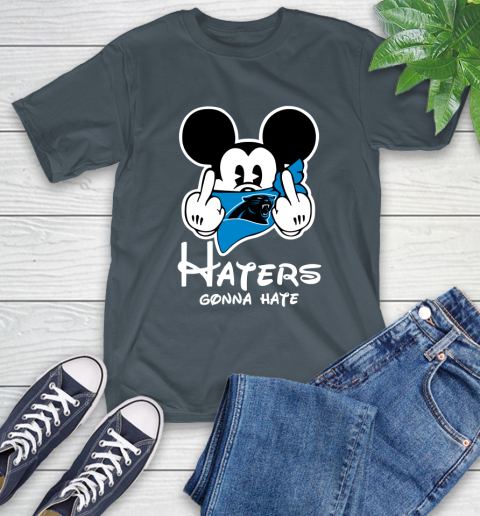 NFL Carolina Panthers Haters Gonna Hate Mickey Mouse Disney Football T Shirt_000 T-Shirt 10