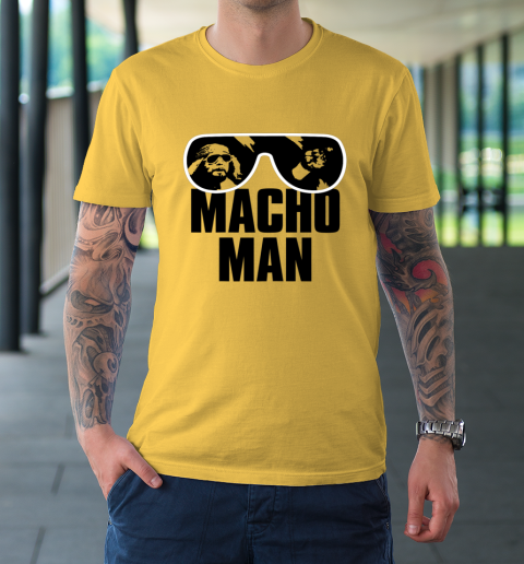 Macho Man Shirt Savage Sunglasses Graphic T-Shirt 12