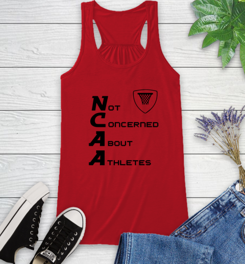 Not Concerned About Athletes Racerback Tank 4