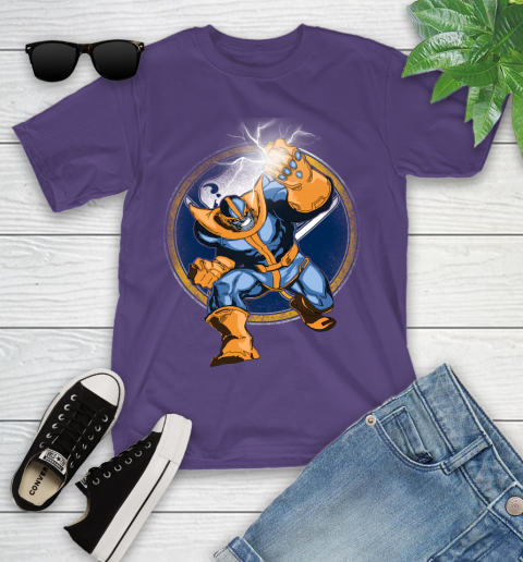 Buffalo Sabres NHL Hockey Thanos Avengers Infinity War Marvel Youth T-Shirt 3