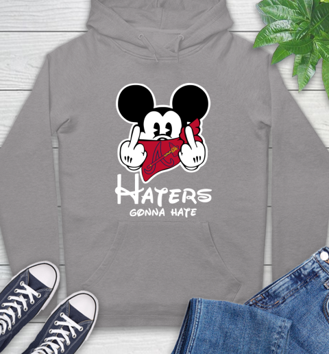 MLB Atlanta Braves Haters Gonna Hate Mickey Mouse Disney Baseball T Shirt_000 Hoodie 6