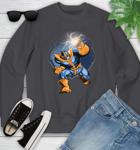 Memphis Grizzlies NBA Basketball Thanos Avengers Infinity War Marvel Youth Sweatshirt 5
