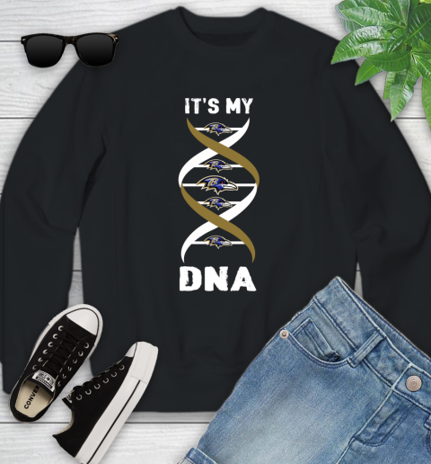 Baltimore Ravens NFL Football It's My DNA Sports Youth Sweatshirt